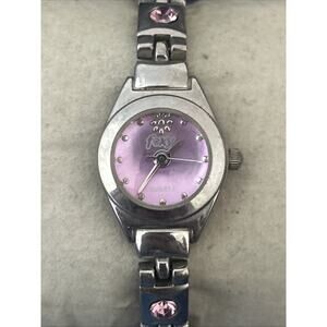 Foxy Purple Dial Silver Tone Women’s Quartz Watch